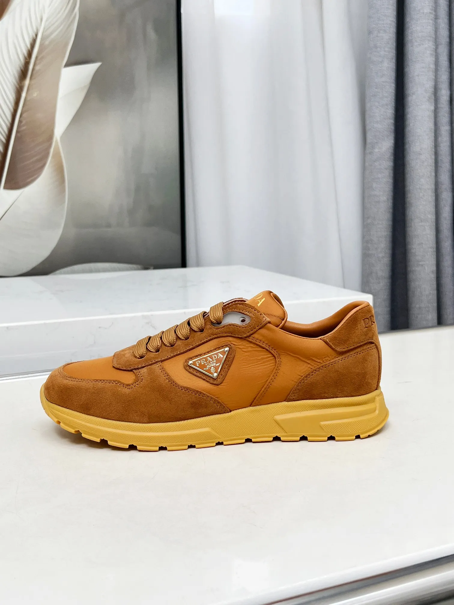 👟👟Ex-factory price 540👟👟 Prada "PRADA.." 2025 explosive model has been shipped. , original 1:1 development, four colors available 35--41 "Code 34 and 41 can be customized and cannot be returned or exchanged"